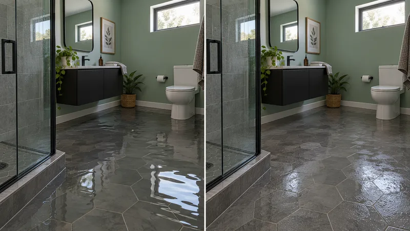 Original conceptual before-and-after bulk water extraction